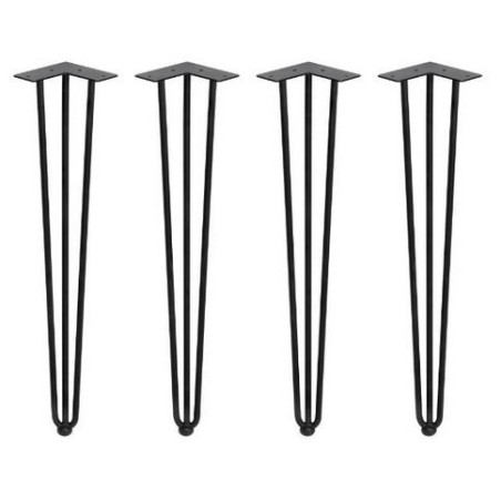 Pieds épingles - lot de 4 - H710mm